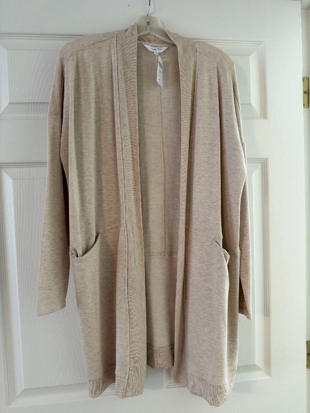 Soma WKND Soft Cardigan Heather Praline Size M NWT $89
